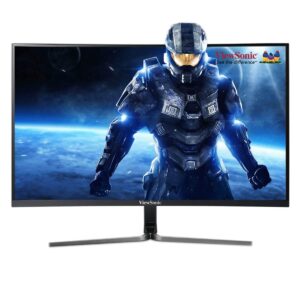 ViewSonic VX2458-C-MHD, Full HD LED 1080p, 1ms, Curved Gaming Monitor, 60.96 cm (24 Inch) - buyfite - front